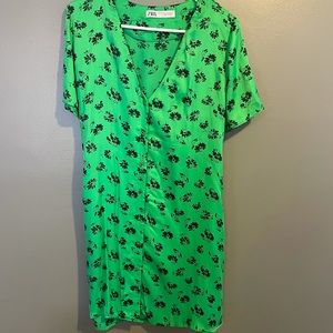 Green Zara Dress